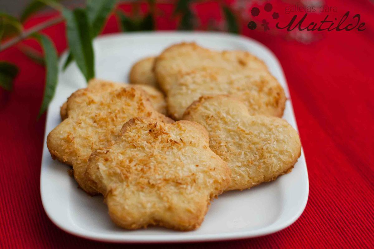 Galletas de coco y mantequilla