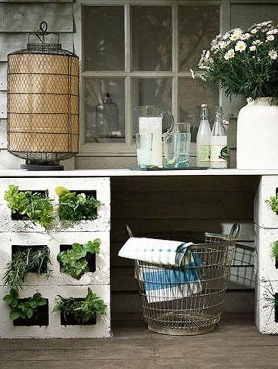 Decorar con bloques de hormigón. Small & Lowcost