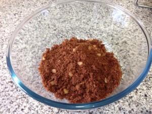 desmenuzar bizcocho- pop cakes de chocolate sin azúcar