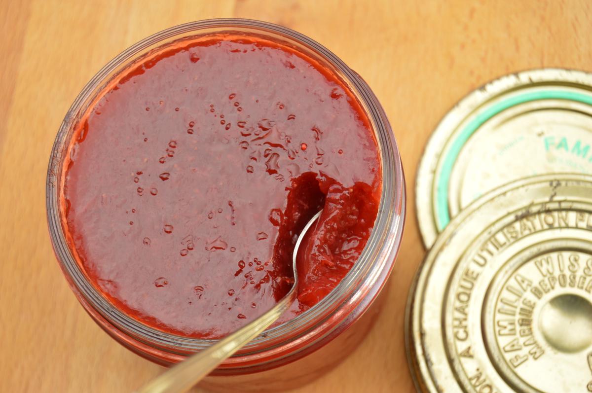 Mermelada de fresa sin azúcar - El clan de los sin trigo