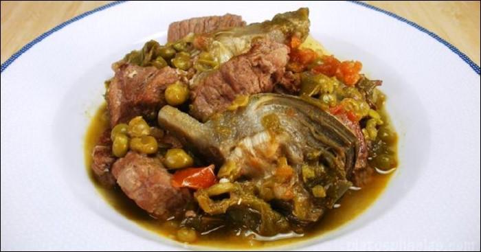 Ternera-con-alcachofas