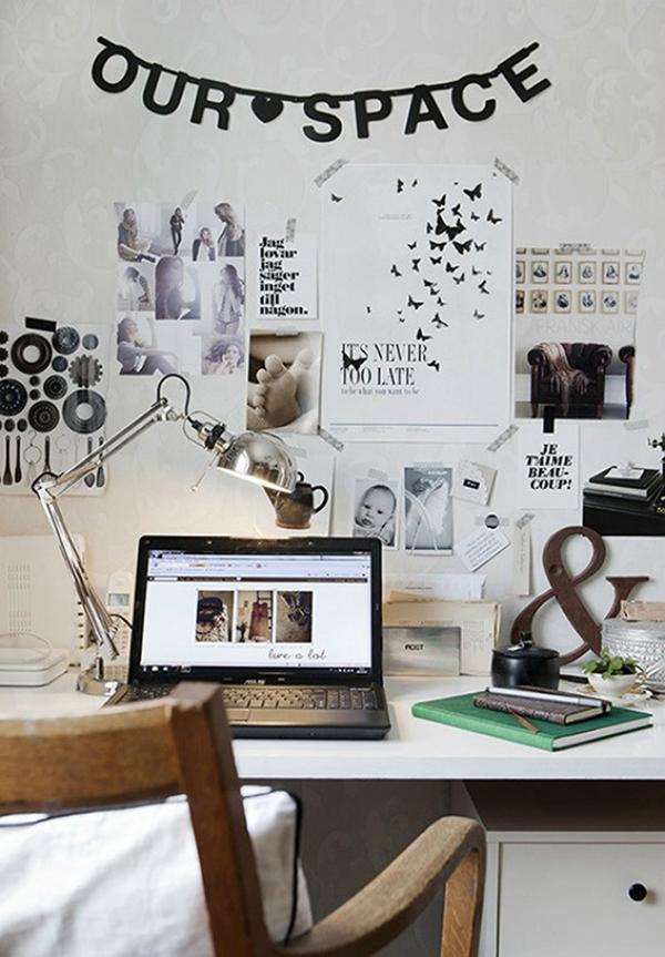 Decorar con guirnaldas de letras: Una tendencia nórdica que ha entrado con fuerza.