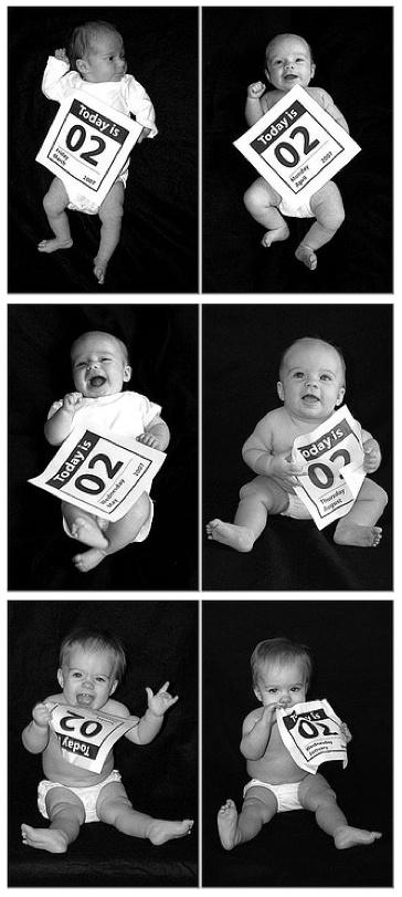 Fotos del primer año del bebé. Un recuerdo para toda la vida