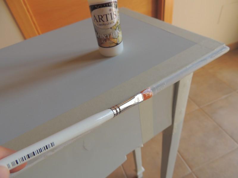 aplicar el mixtion antes de dar el pan de plata