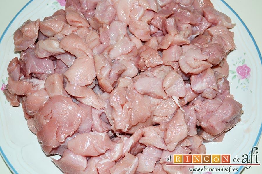Cochifrito con papas brutas, preparamos los taquitos de carne de cerdo
