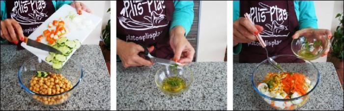 Ensalada-de-garbanzos-a-la-menta-paso-a-paso