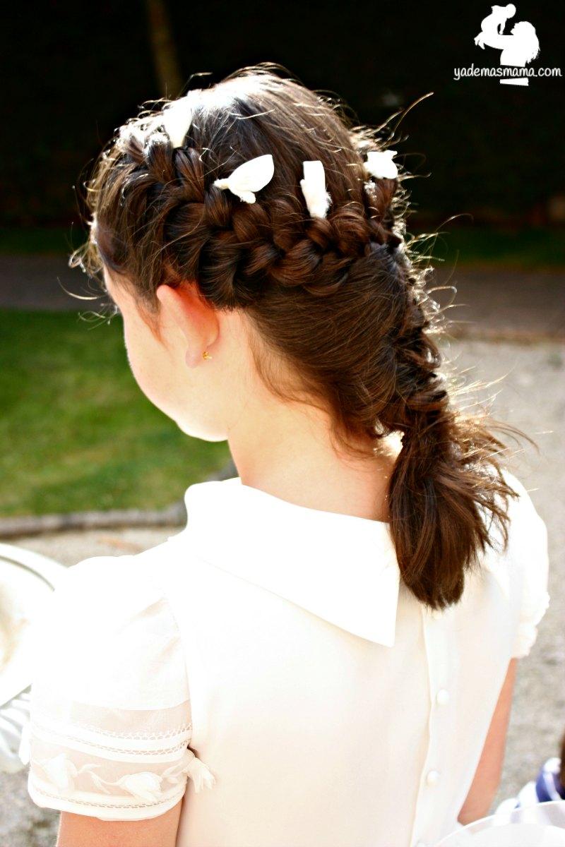 espalda vestido de comunión