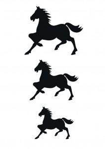 Plantilla Topper Caballito Carrusel