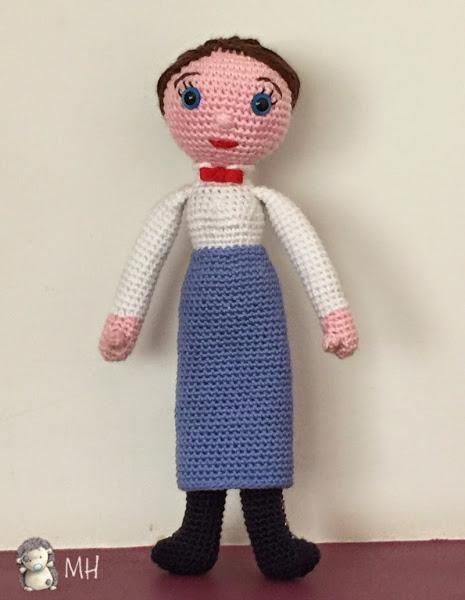 Mary Poppins amigurumi