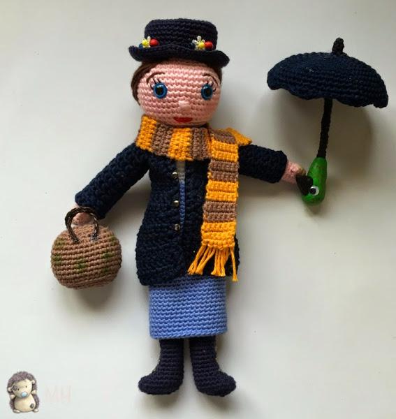 Mary Poppins amigurumi