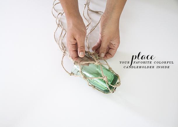 como hacer portavelas