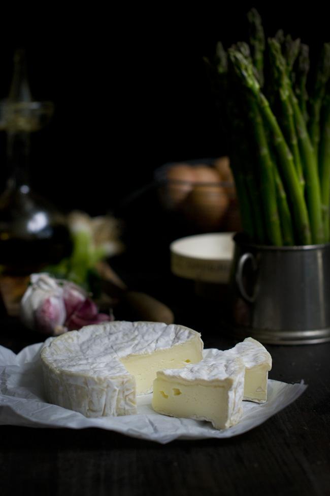 frittata de espárragos verdes