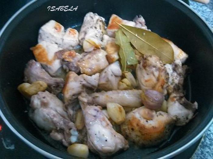 Elaboracion del pollo