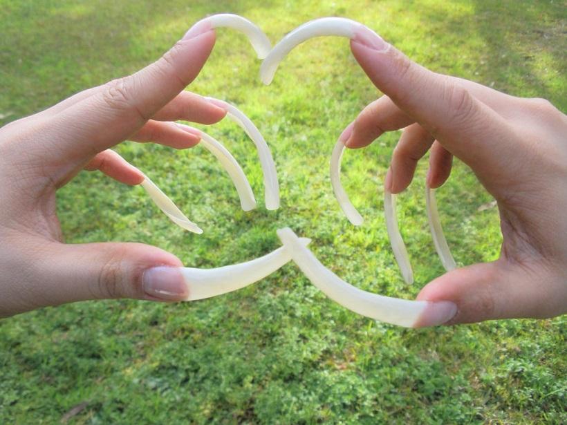 uñas naturales largas