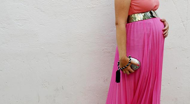 vestidos largos para embarazadas