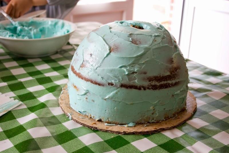 Tarta muñeca Elsa de Frozen - Cumpleaños Frozen4