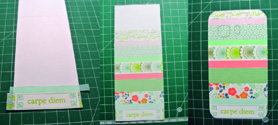 Funda de móvil con washi tape