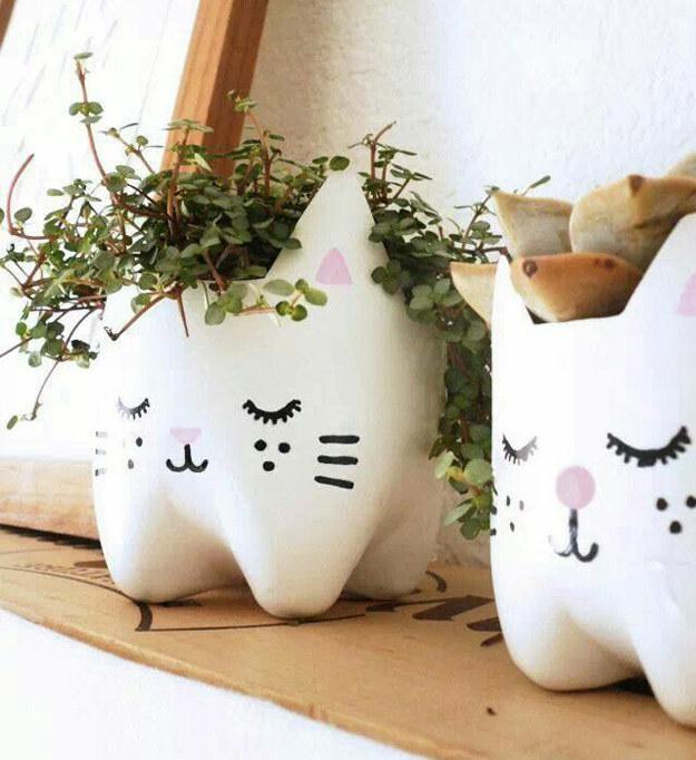 Ideas para reutilizar botellas pet