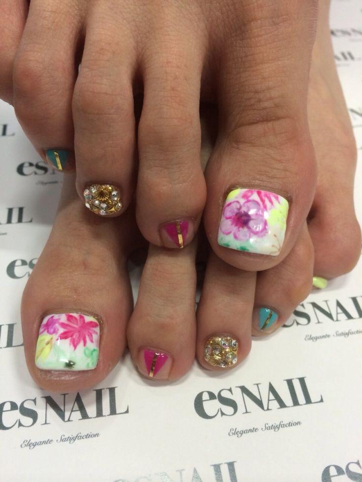 decoraciones de uñas de pies