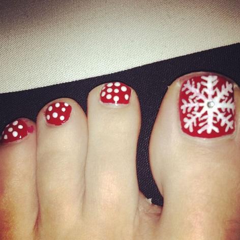 navidad nailart