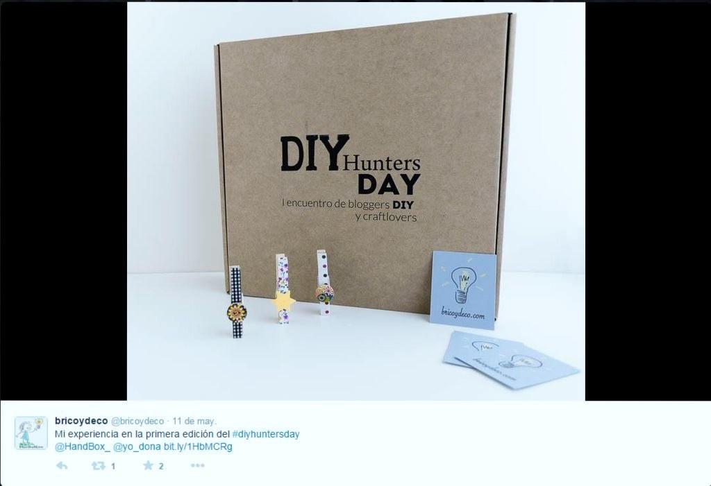 BricoyDeco en DIYHUNTERSDAY - RecicladoCreativo