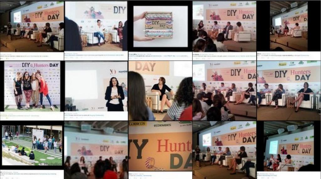 Resumen personas DIY Hunters Day Twitter