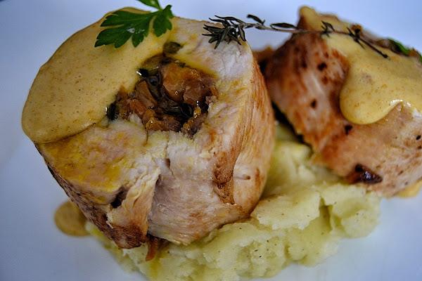 solomillo de pavo relleno