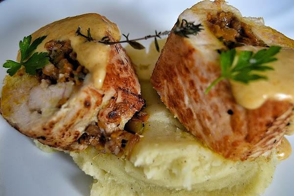 solomillo de pavo relleno