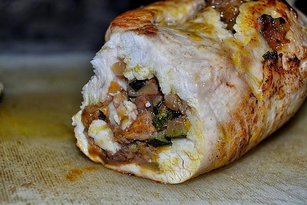 solomillo de pavo relleno