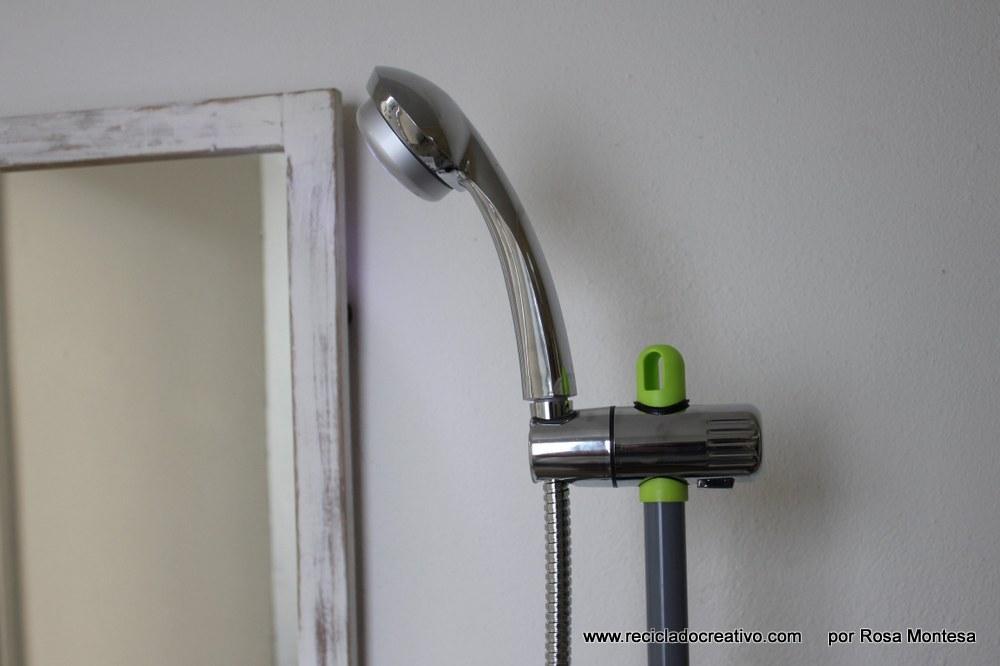 Telefonillo convertido en lámpara de Reciclado Creativo