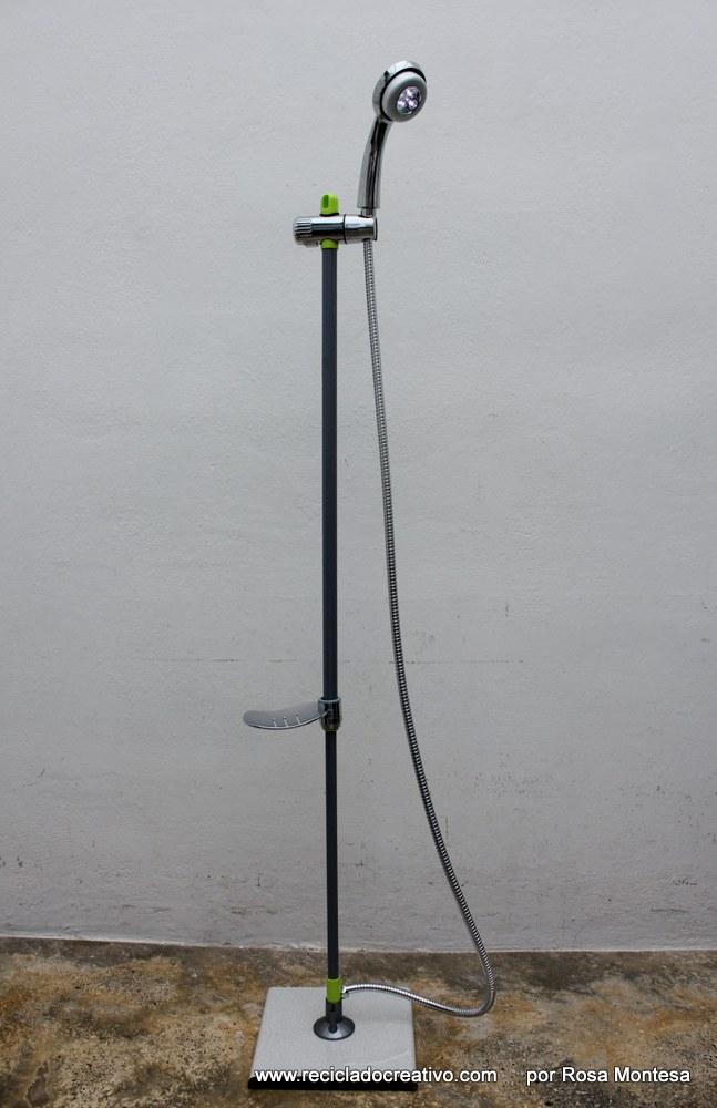 Telefonillo convertido en lámpara de Reciclado Creativo