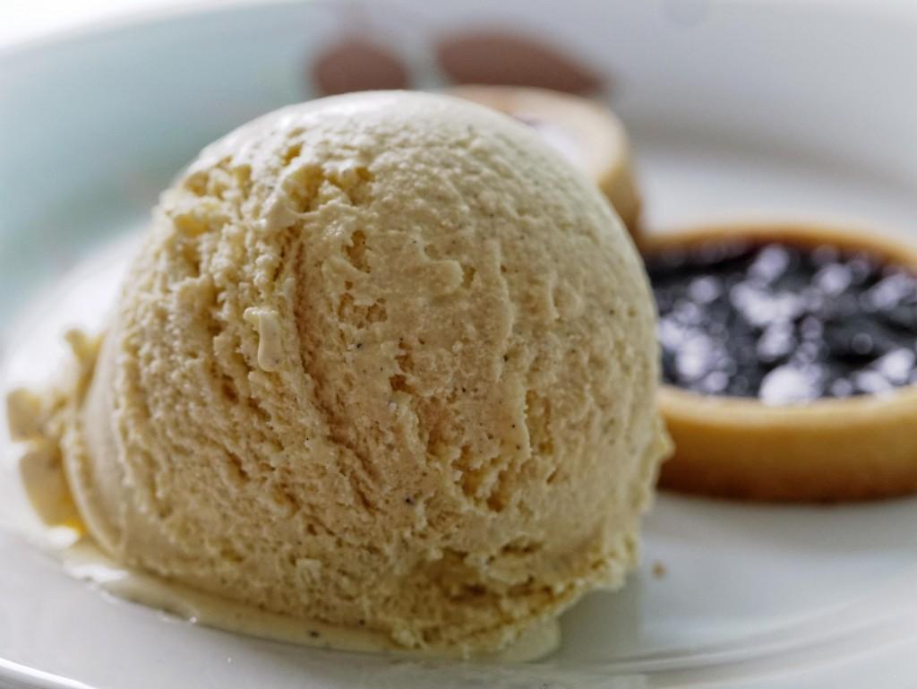helado de vainilla sin azúcar