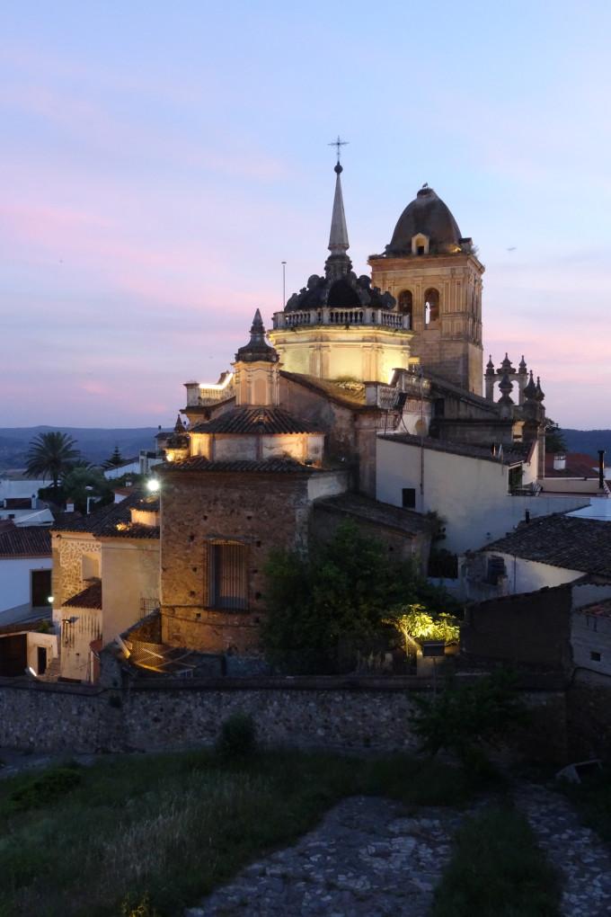 Jerez de los caballeros, vista nocturna