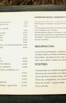 Carta El Escondite de Villanueva