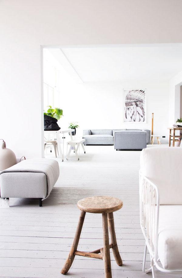 Estilo Nórdico Diferente Taburete