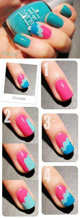 Uñas de nubes