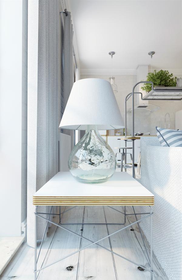 decoración en blanco