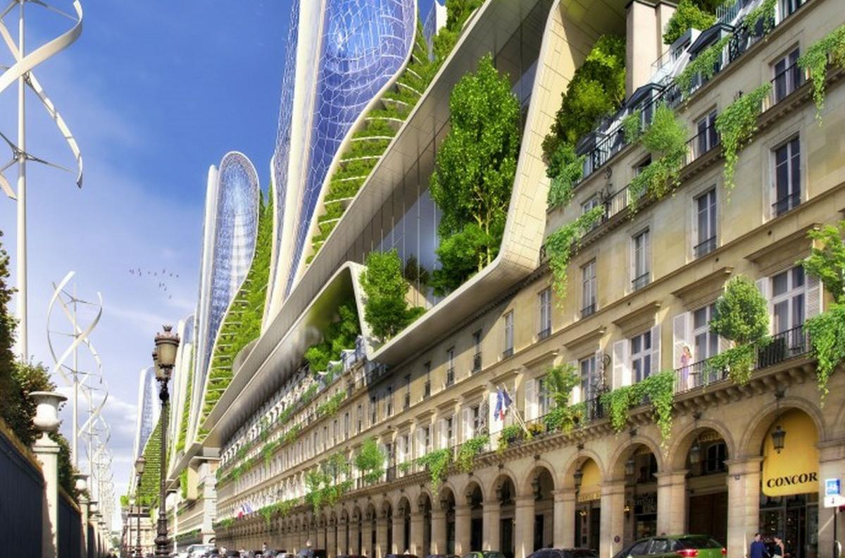Un París verde y sostenible de manera inteligente en 2050