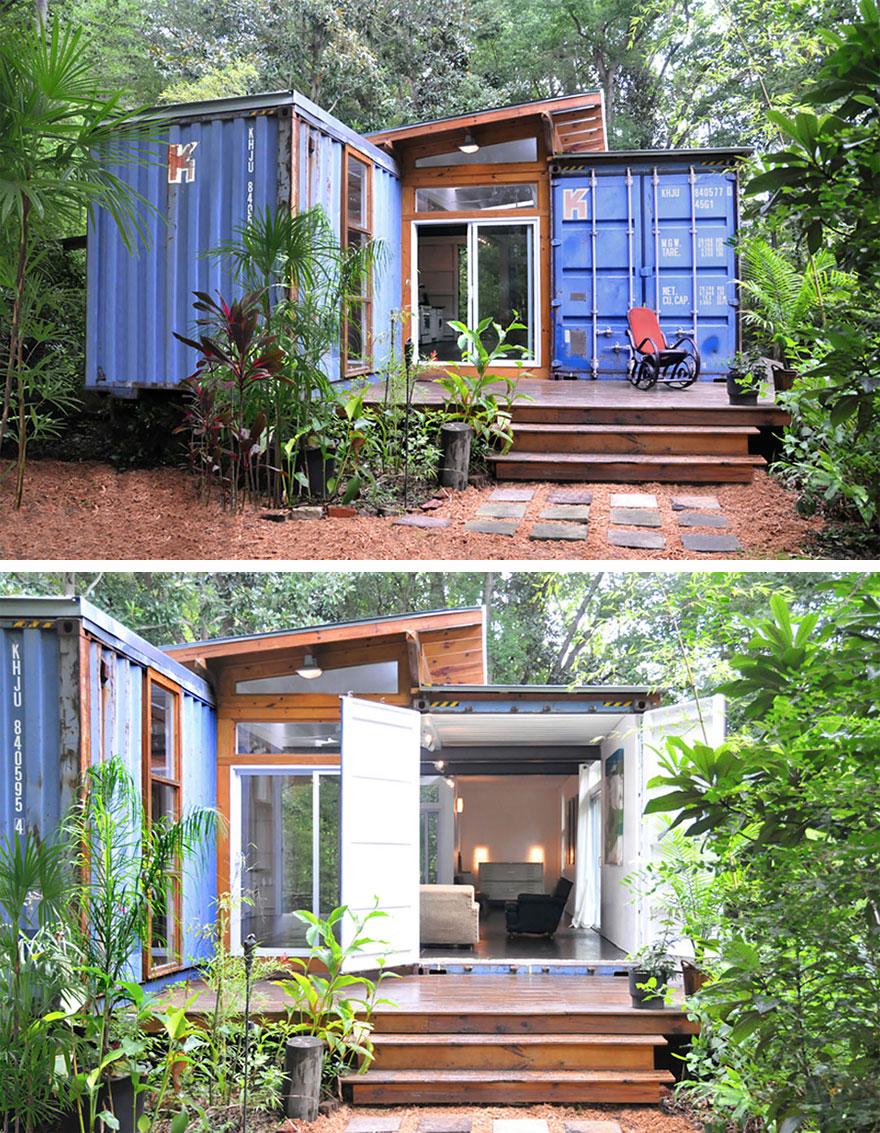 Casa hecha con containers