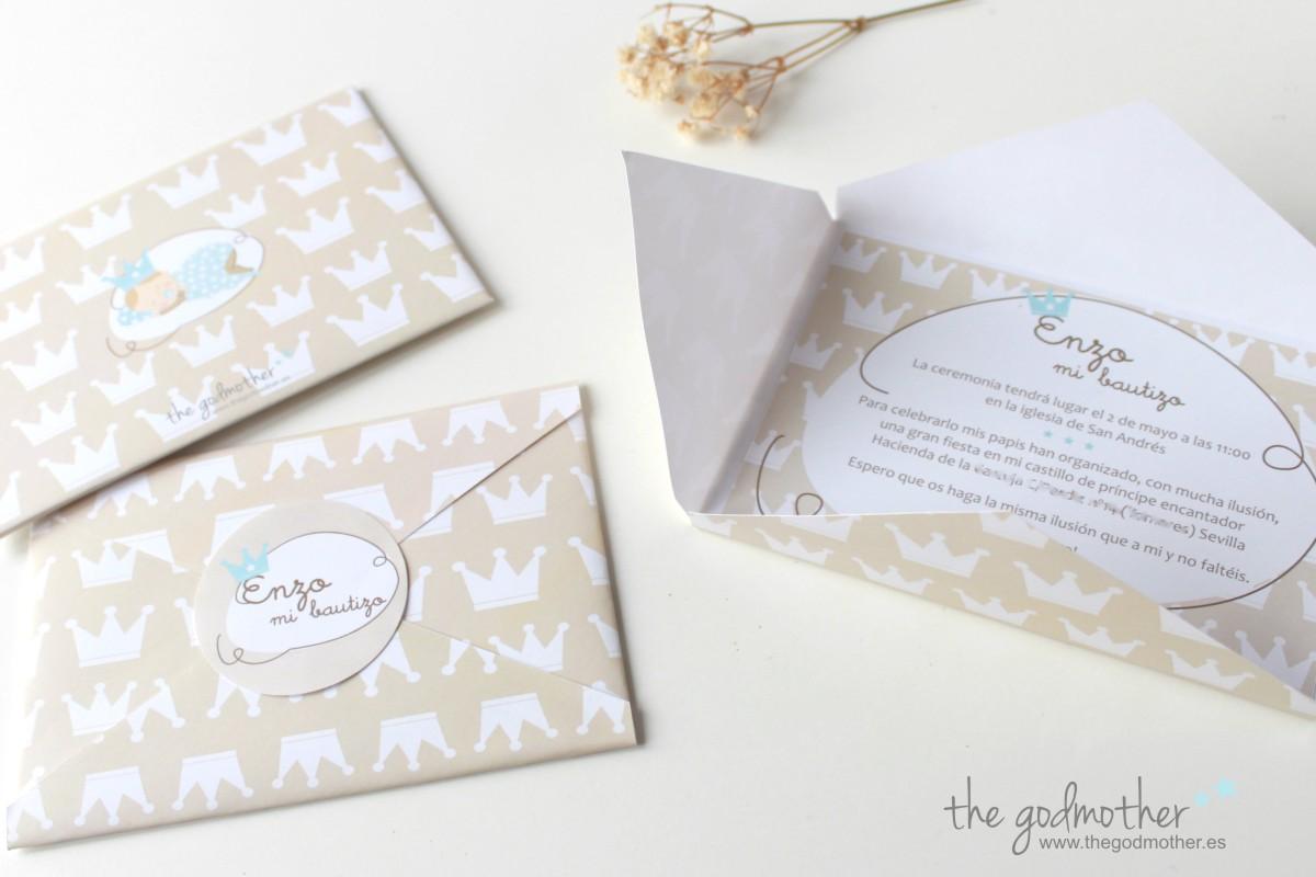 invitación personalizada bautizo - invitación para bautizo