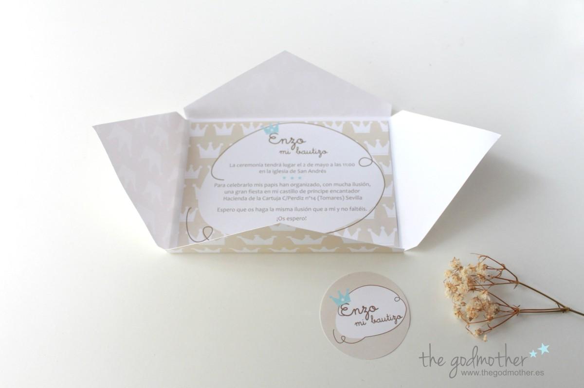 invitación personalizada bautizo - invitación para bautizo 3