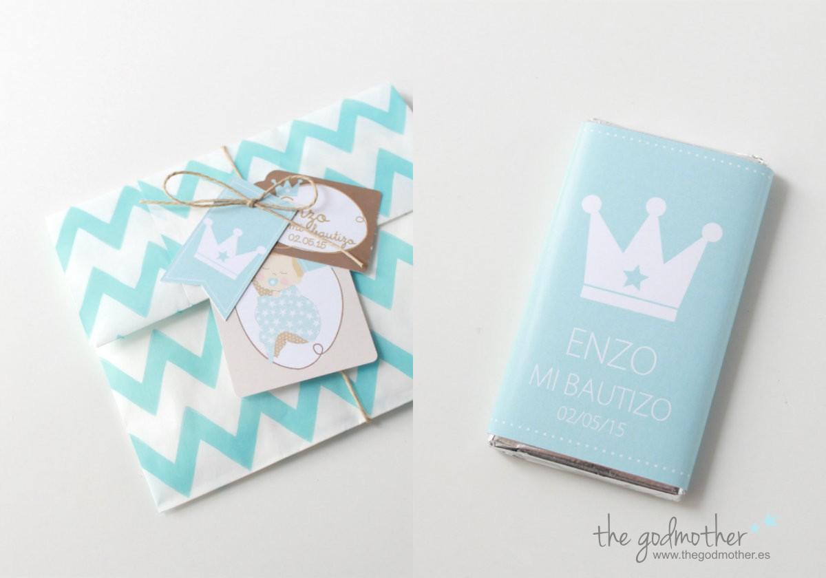 chocolatina personalizada bautizo - detalle bautizo 1