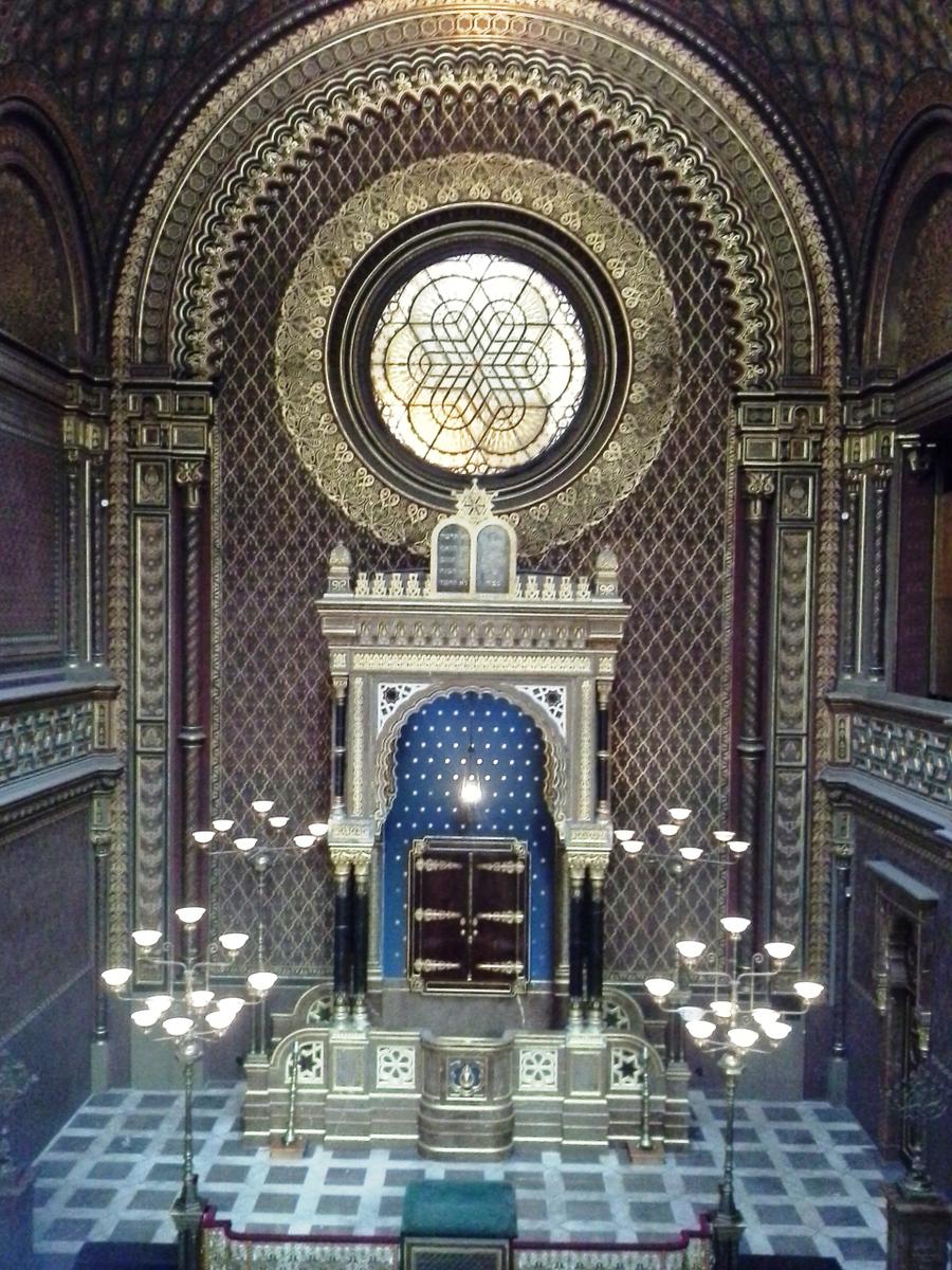 Interior de la Sinagoga Española