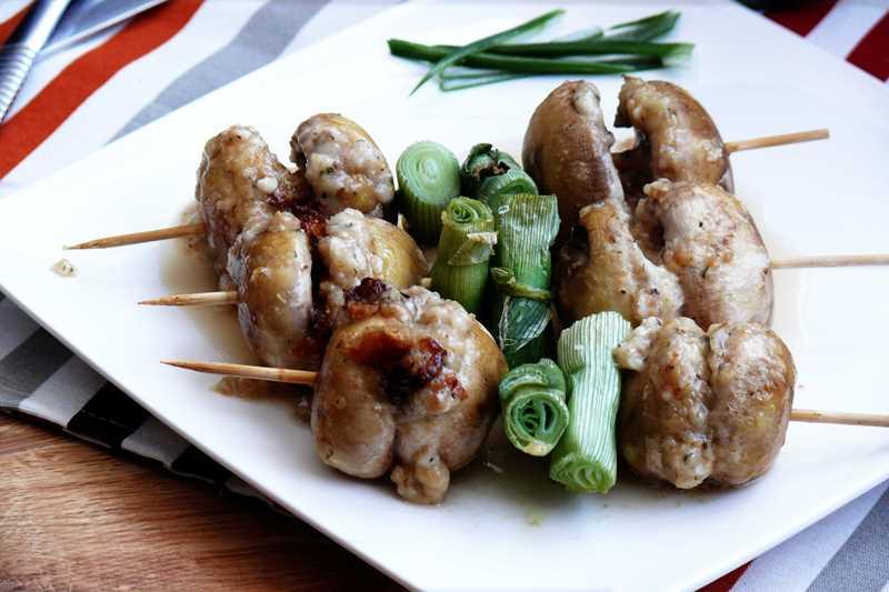 champiñones rellenos