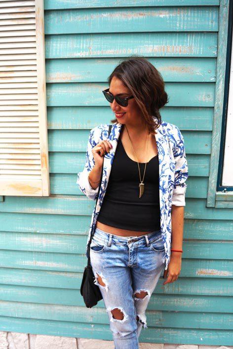 combinar sacos estampados