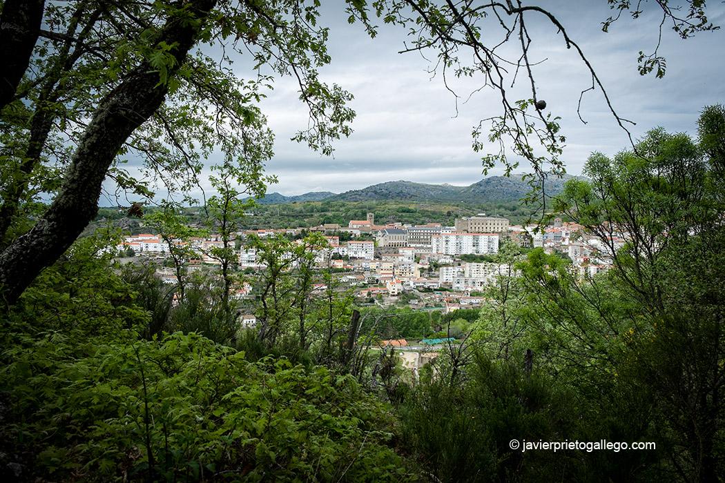 Béjar desde la Senda del Cedro de la Francesa. Béjar. Salamanca. Castilla y León. España © Javier Prieto Gallego;