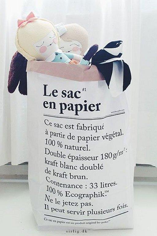 Ideas para decorar con Le sac en papier o The paper bag