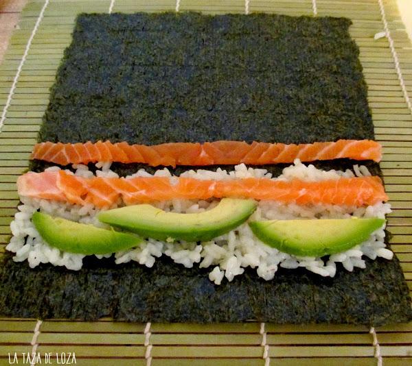 maki en la esterilla