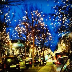 Calles de Berlín en Navidad