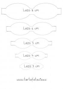 plantilla lazo 8 a 3 cm